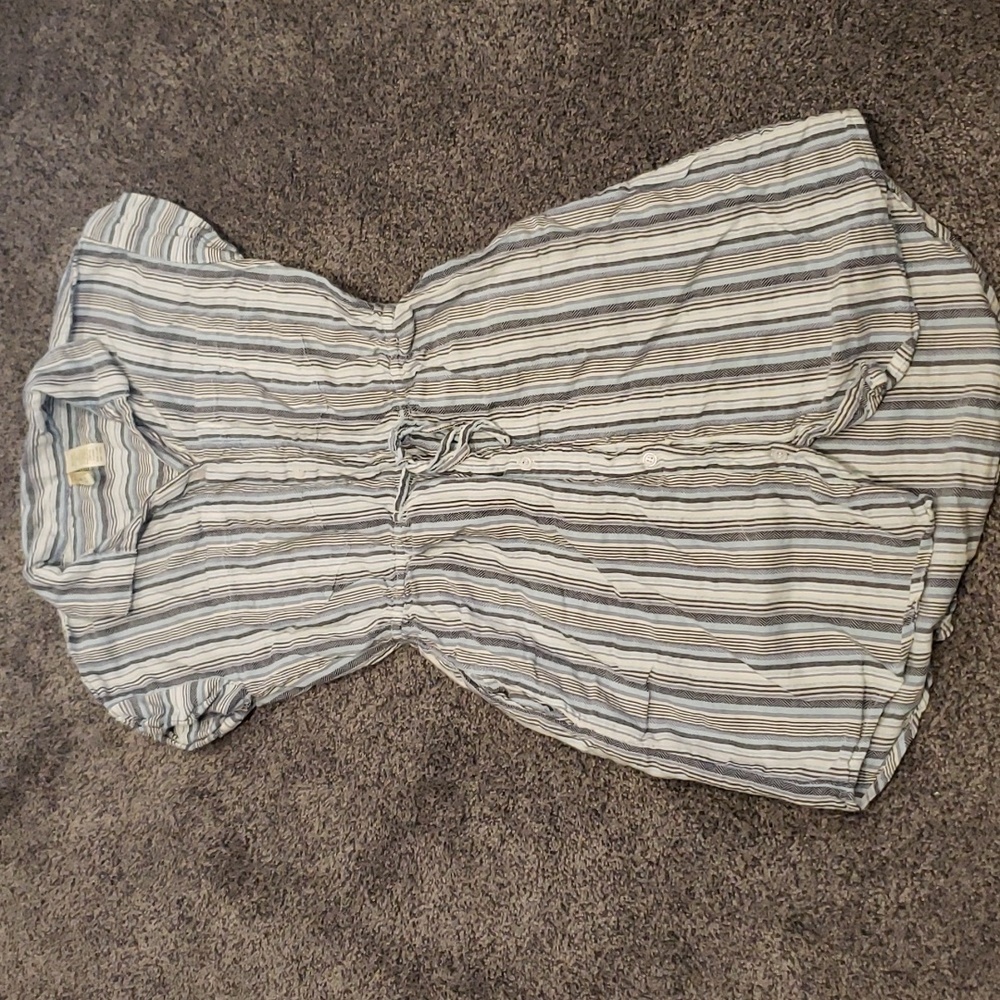 Collared Button Front Dress